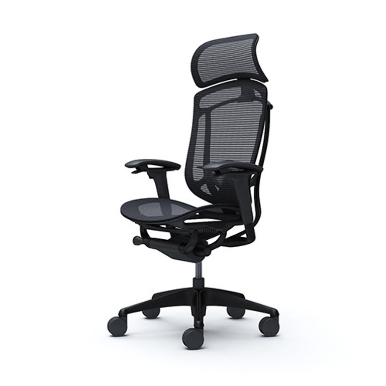 OKAMURA CONTESSA SECONDA Black Mesh Office Chair