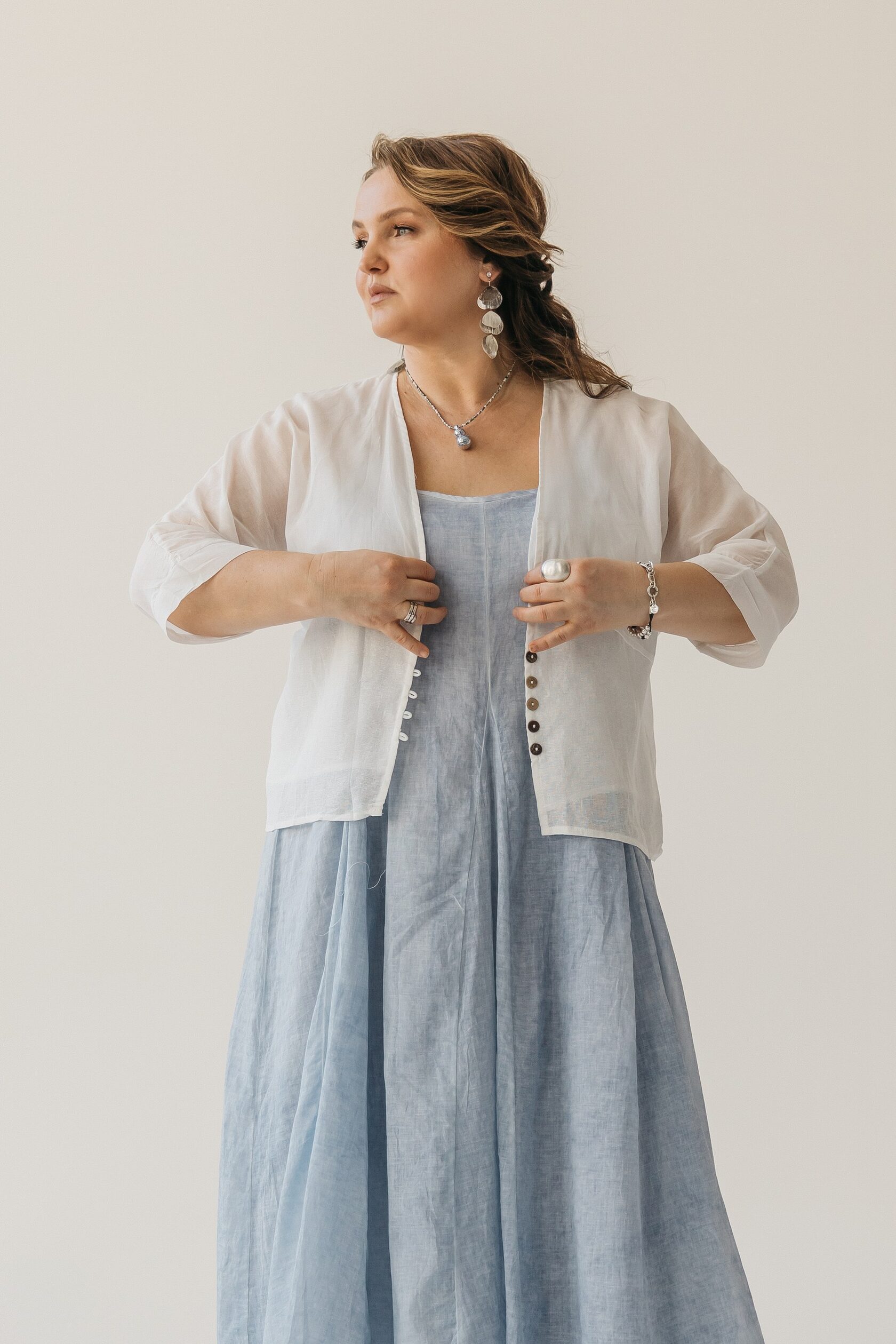 Блуза накидка «Бохо» +ПЛЮС до 54