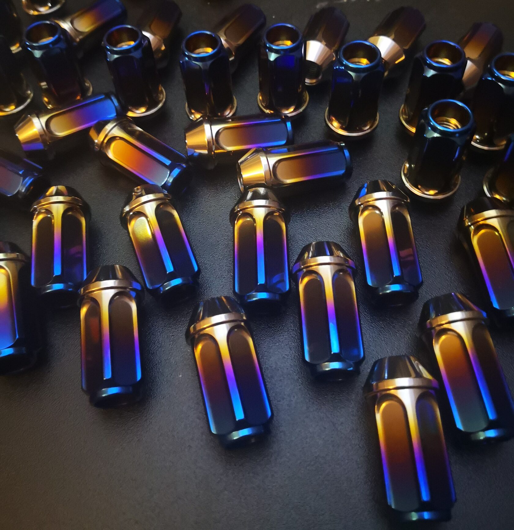 Titanium Locking Lug nuts 45mm for Subaru WRX STI/BRZ/Forester OPEN type
