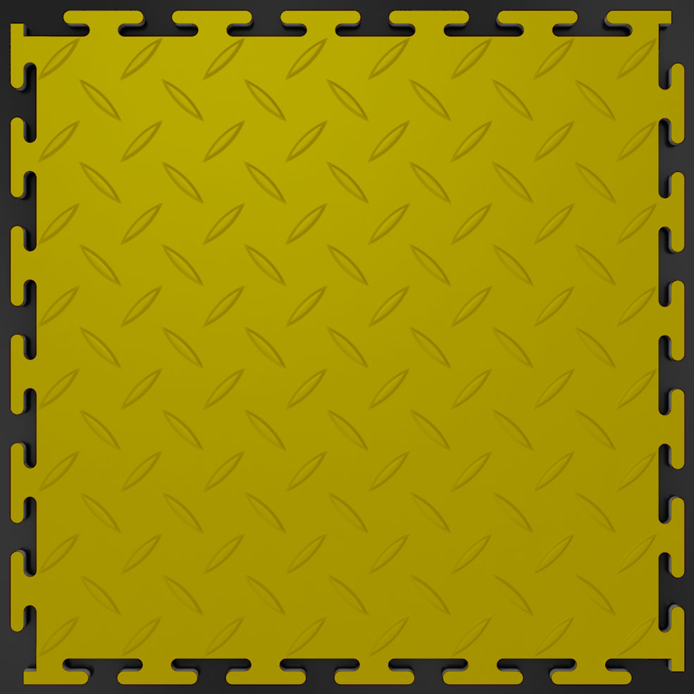 Модульное покрытие Пластфактор Модульные покрытия СП Полимер - Классик Желтый 5 мм