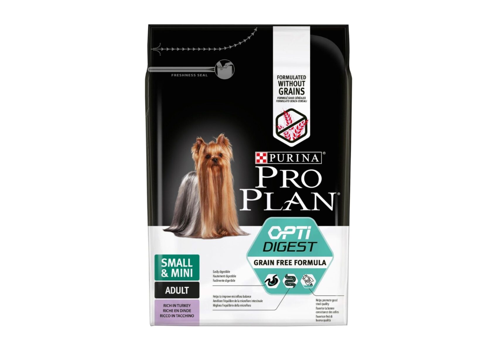 Pro plan digestion. Pro Plan small Mini Opti Digest для собак. Корм для мелких собак Pro Plan Grain.