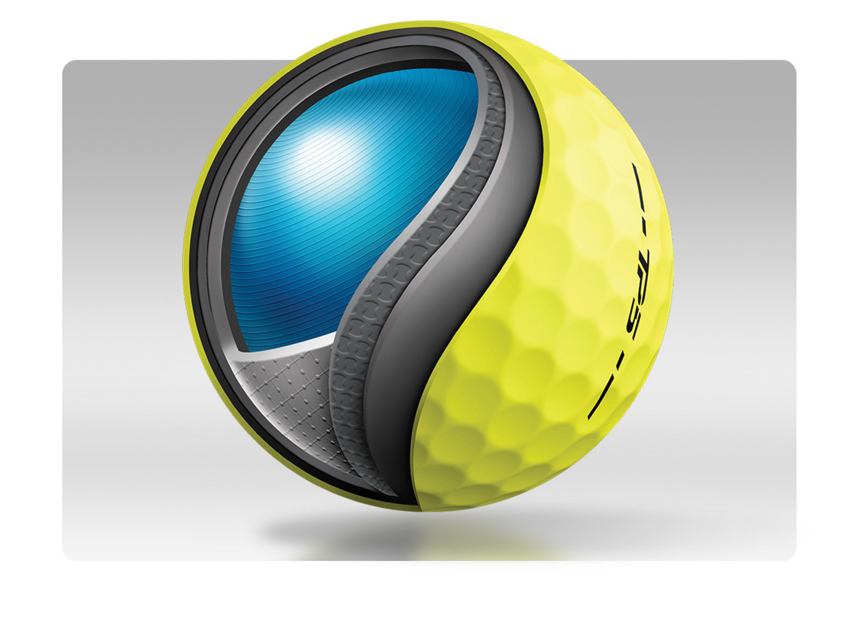 ТЕХНОЛОГИИ TAYLORMADE TP5 YELLOW