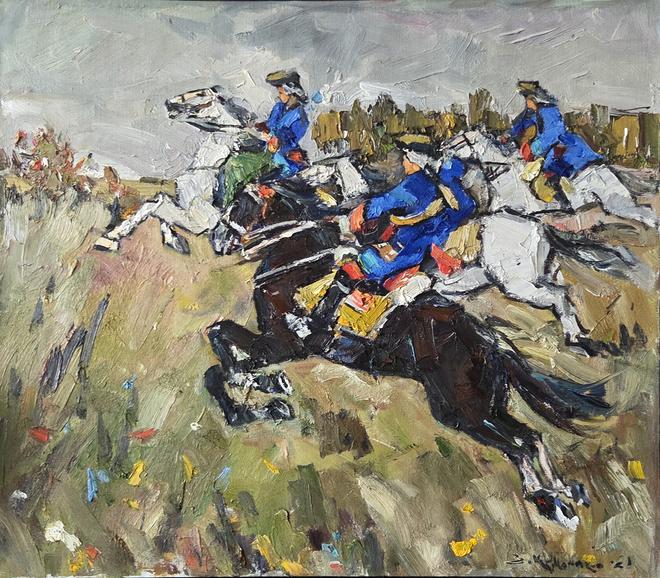 Картина «Прогулка в Царском селе» - Кожевников Владимир