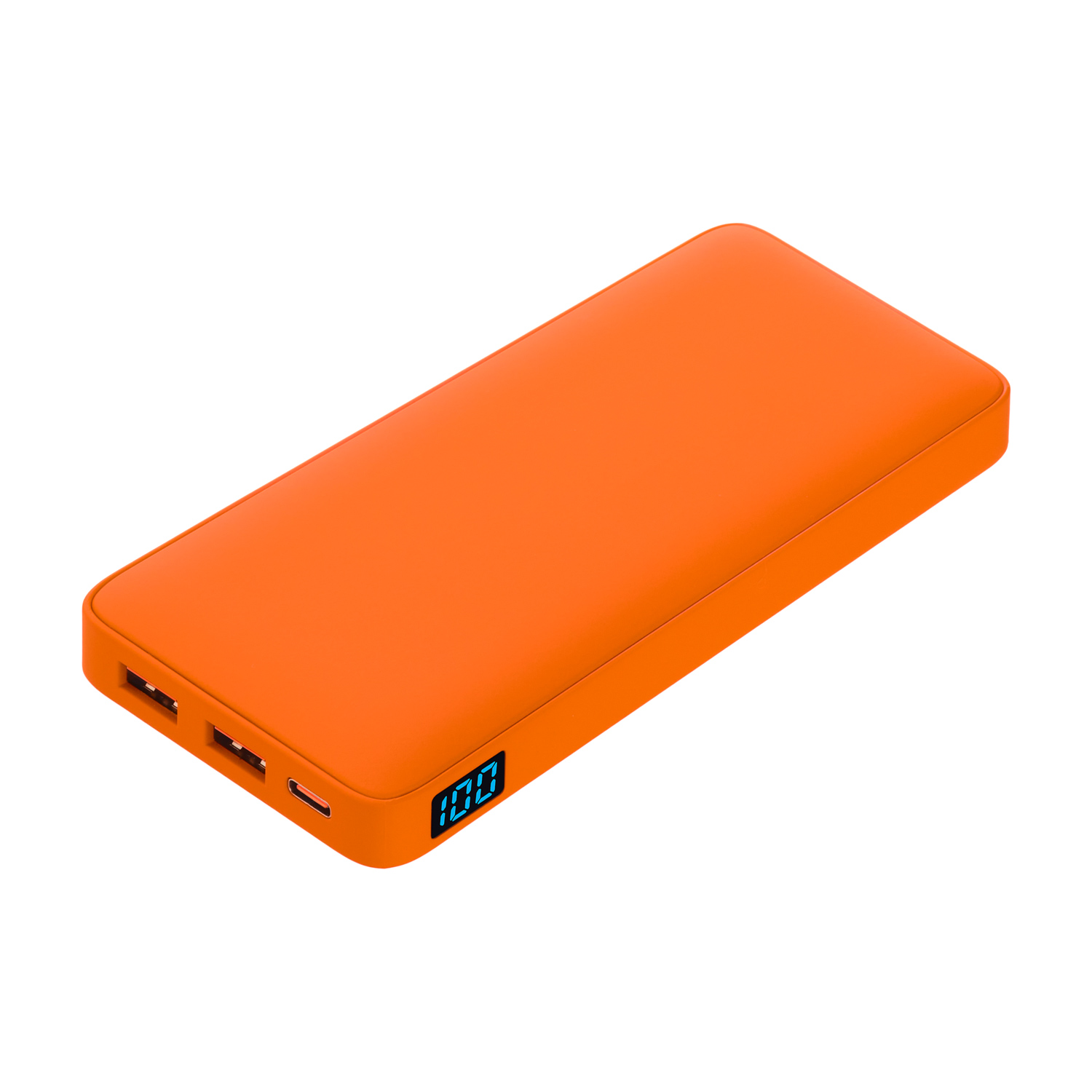 Внешний аккумулятор с подсветкой Ancor PD Plus 10000 mAh, оранжевый — фото 1