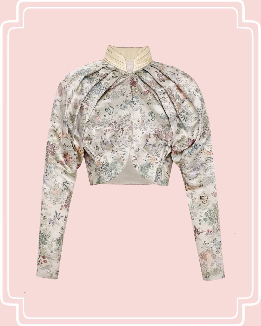 Жакет из винтажного жаккарда