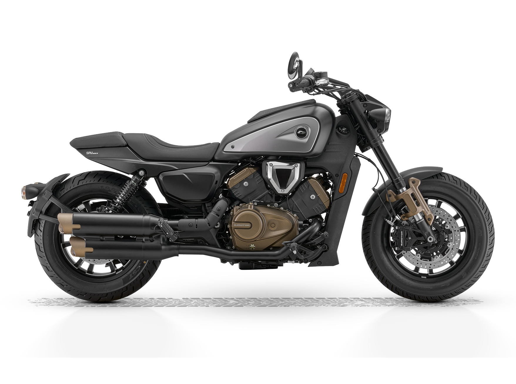QJMOTOR SRV 600 V, черный матовый