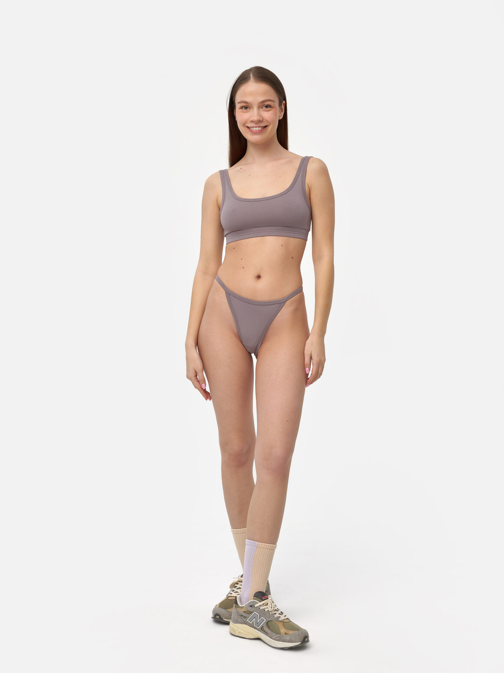 BILINGUA LADIES: Трусы танга Dusty purple