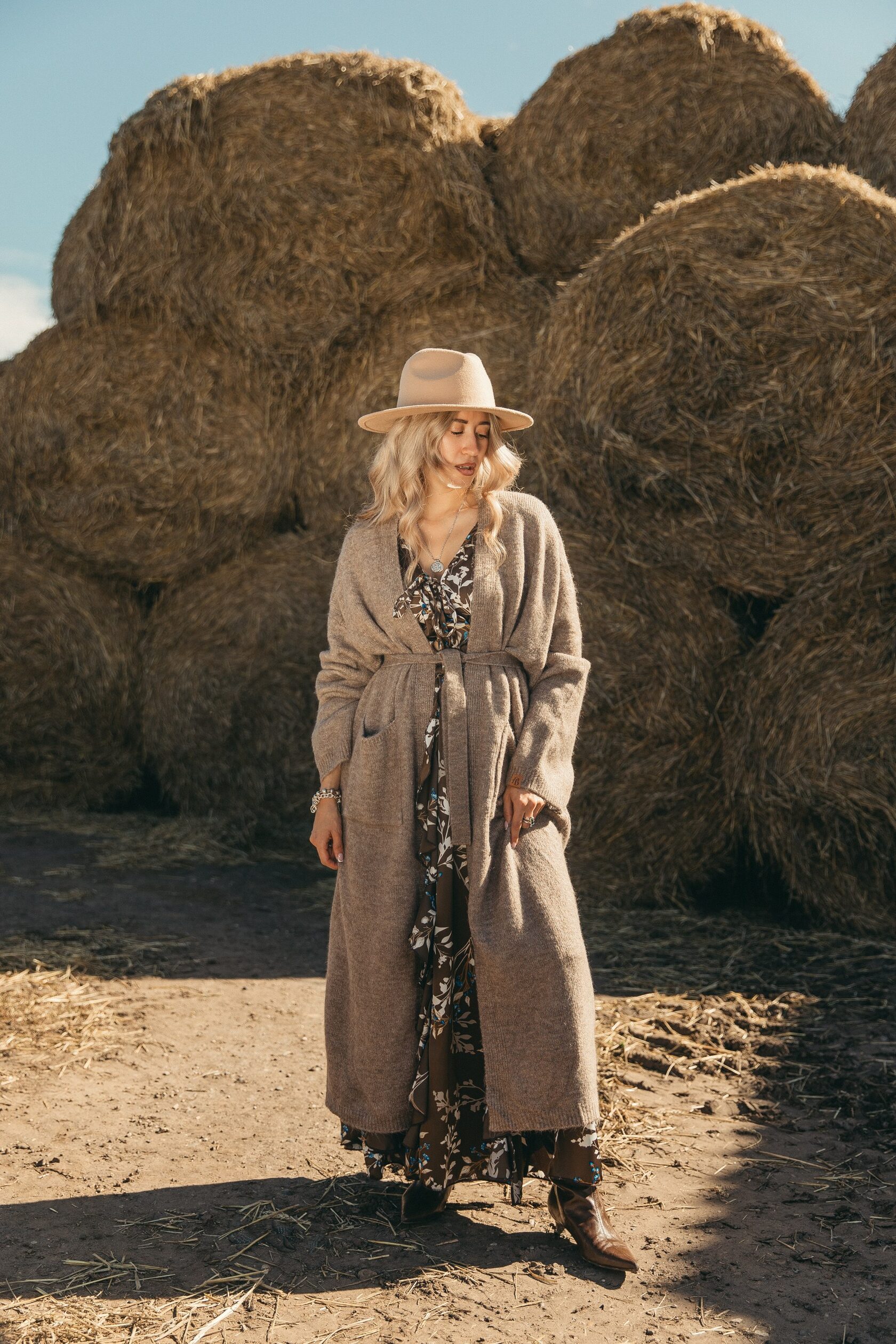 Кардиган «Тепло» макси