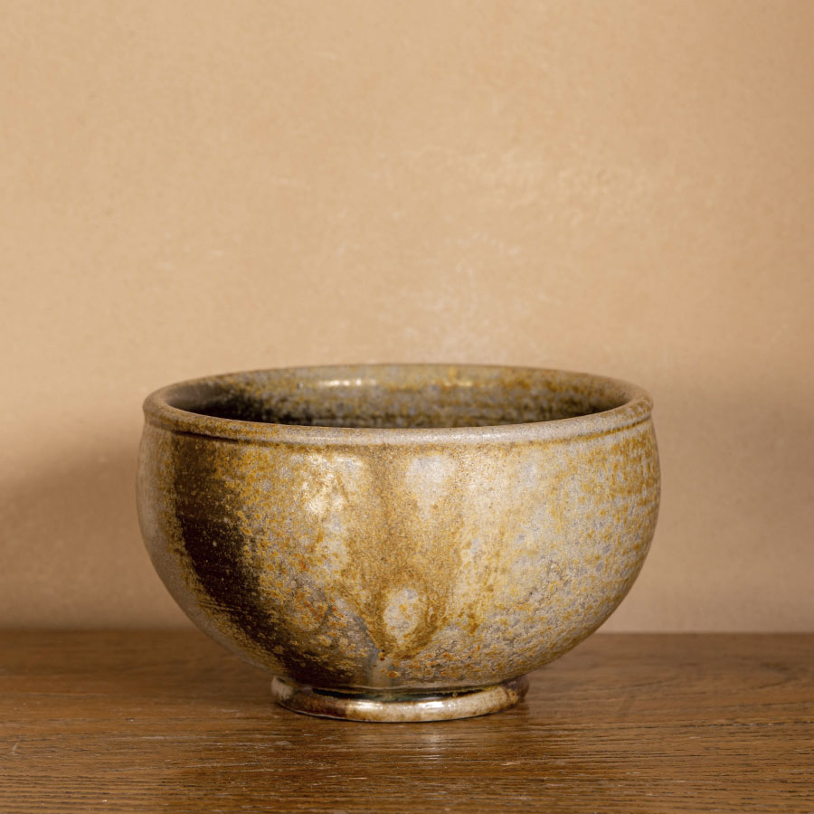 Пиала Нисин Тао дровяного обжига с пепельной глазурью