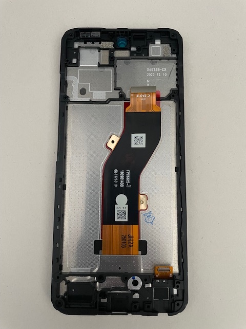 Дисплей с тачскрином Infinix Smart 8 PRO (черный) оригинал в рамке