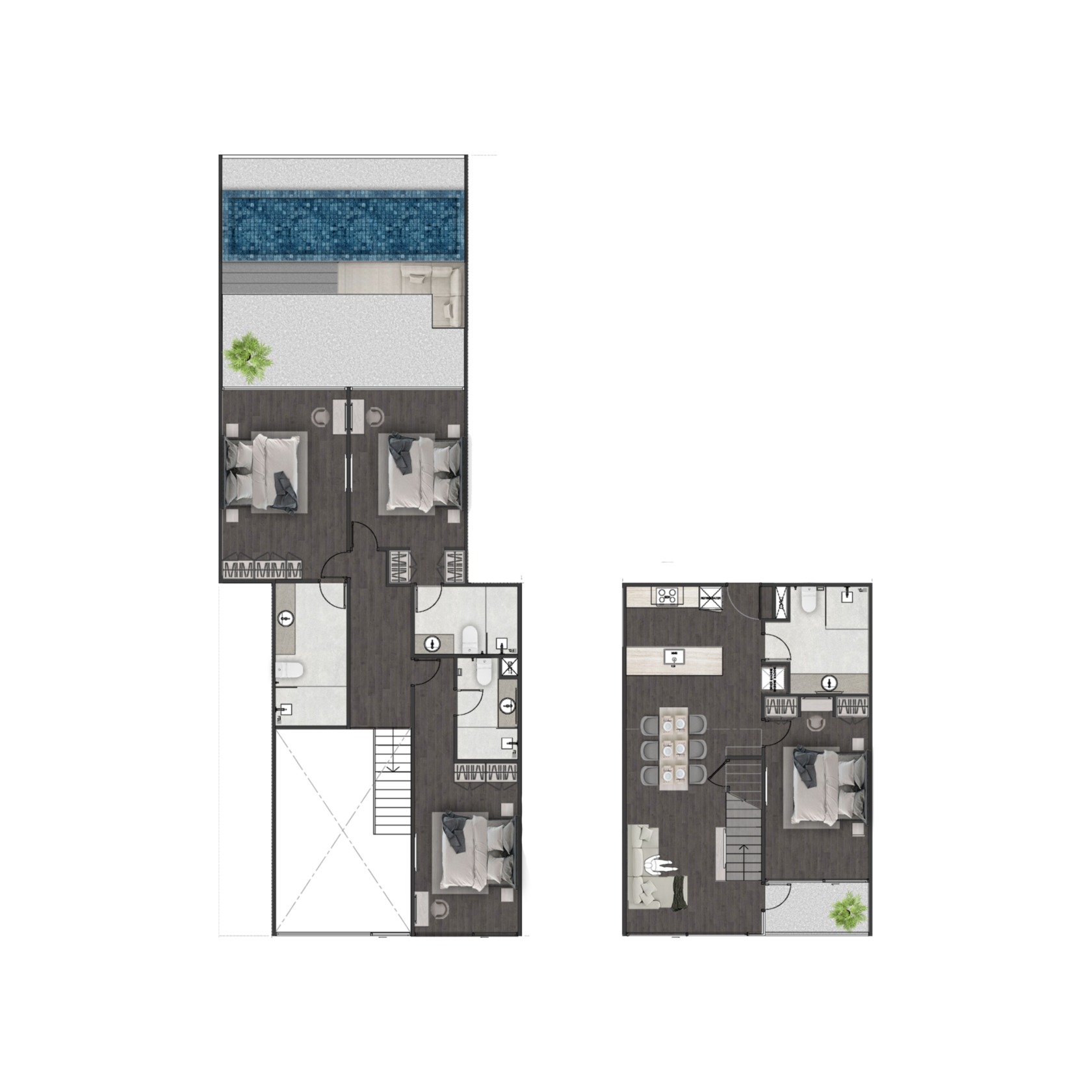 Unit 4701 — Penthouse · 200 m²