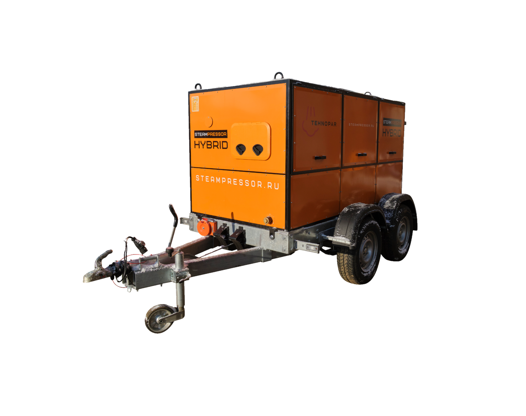 STEAMPRESSOR HYBRID SH-4 НА ШАССИ