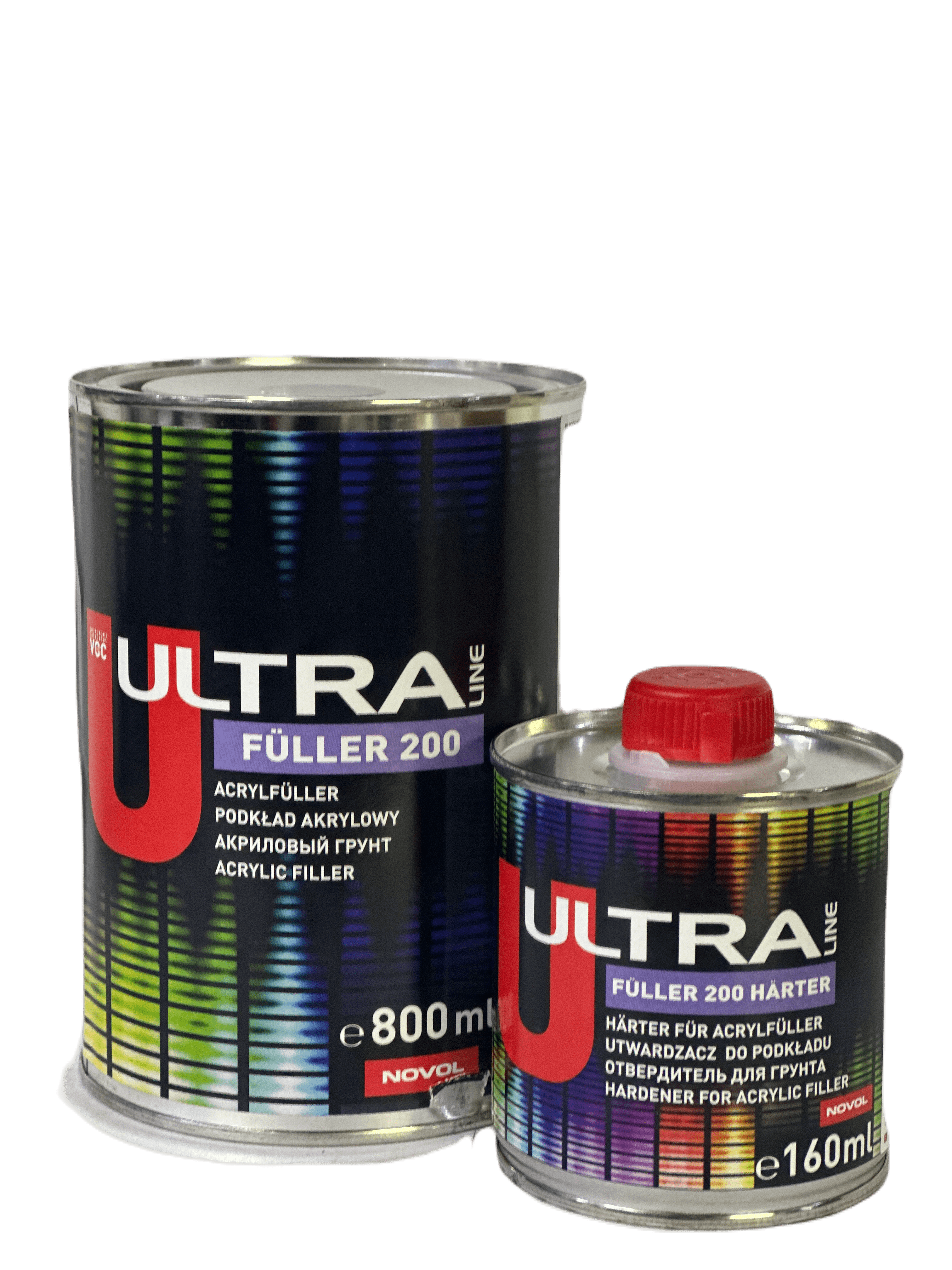 Грунт ULTRA FULLER 200 чёрный 0,8л