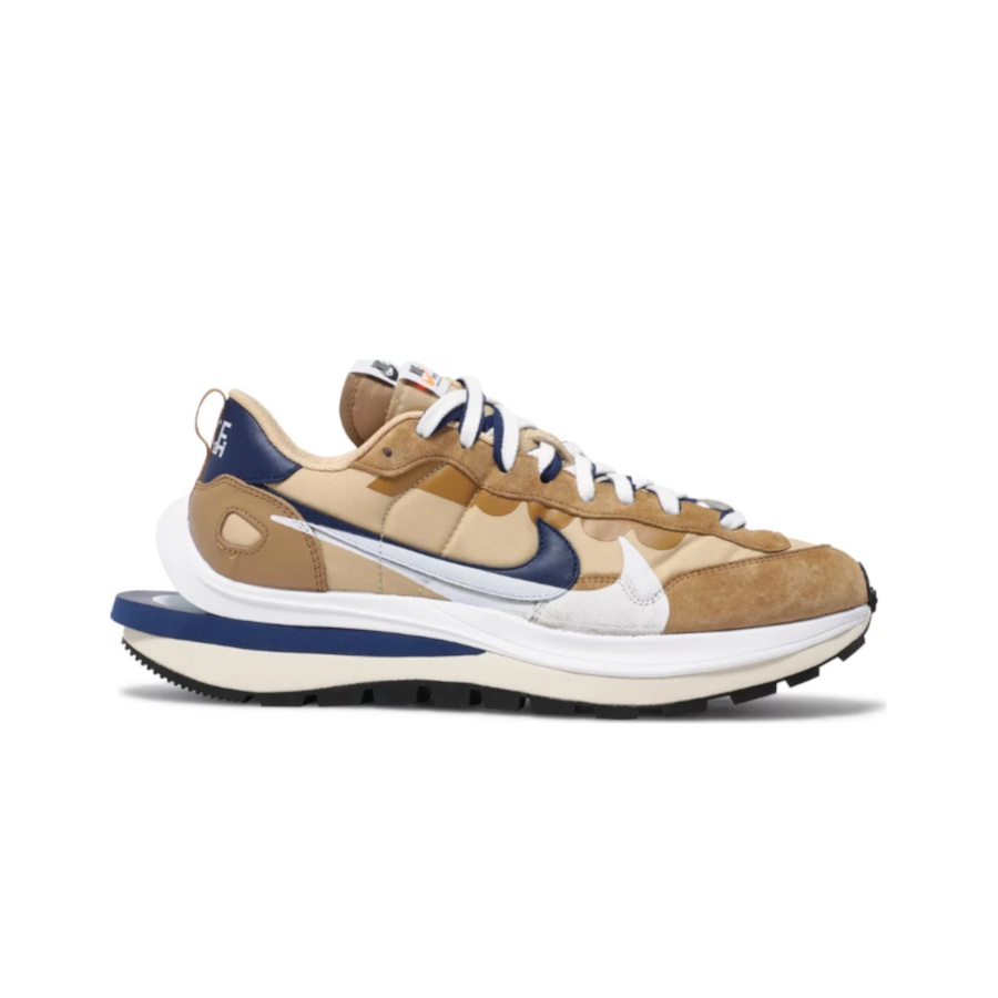 Купить кроссовки Sacai x Nike VaporWaffle Sesame Blue Void
