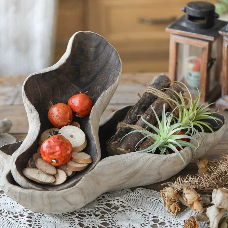 Rustic Style Cloud-Shaped Tray