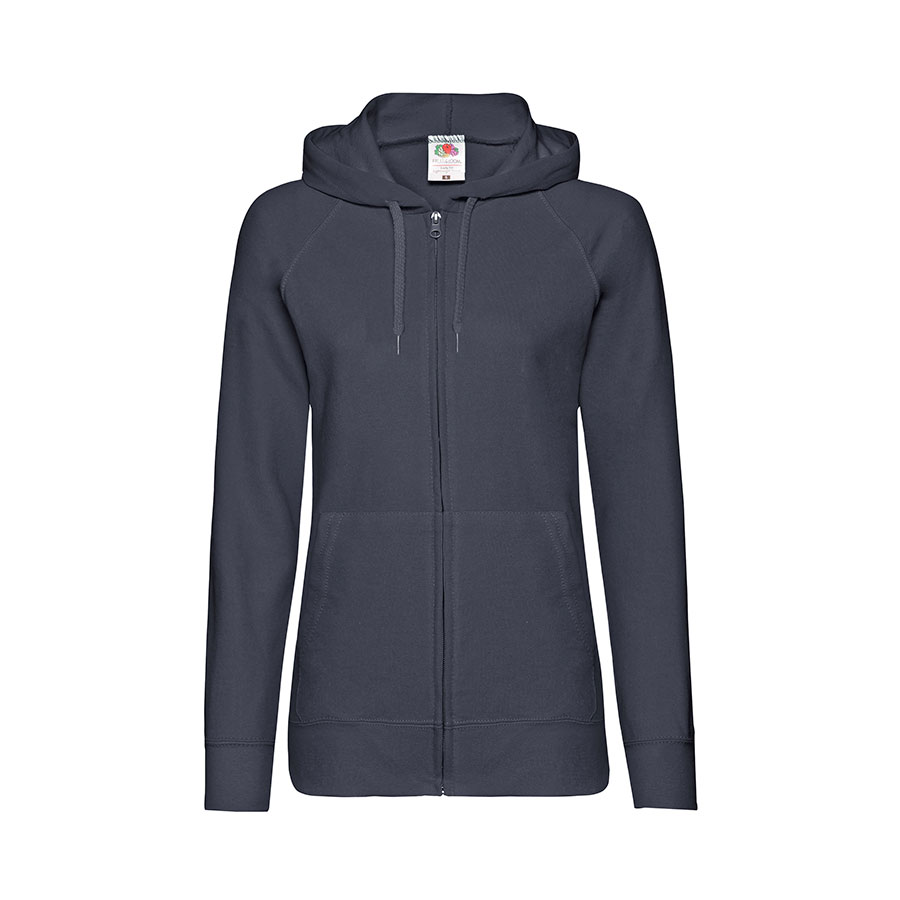 Толстовка без начеса "Ladies Lightweight Hooded Sweat", темно-синий — фото 1
