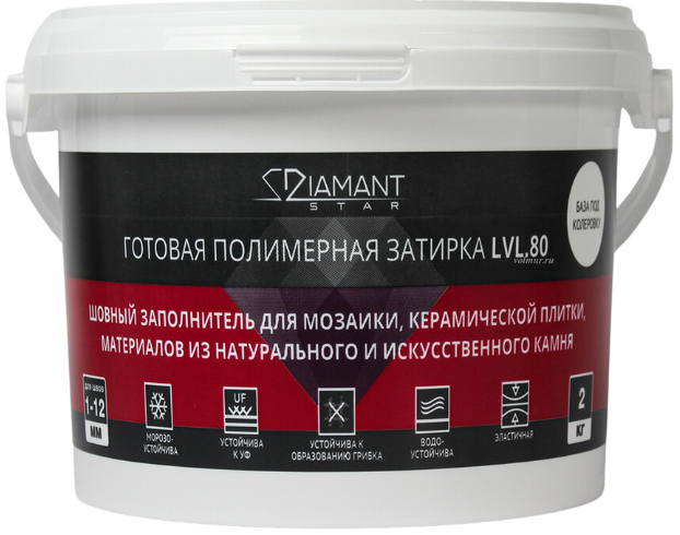 Купить Полимерная затирка DIAMANT STAR LVL. 80 в Москве