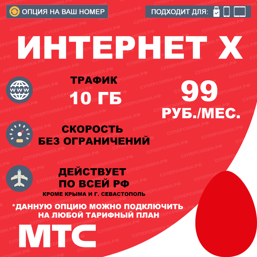 Тарифы МТС