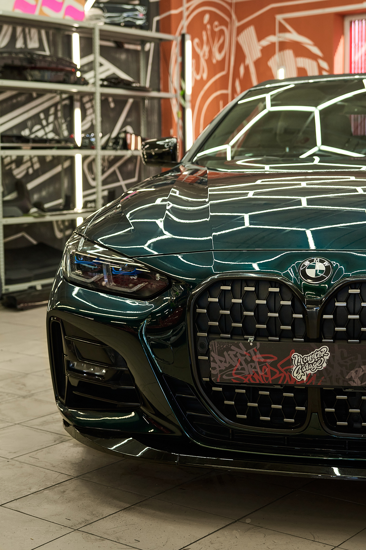 BMW 4 Cabrio — зелёный глянец, фото 5 проекта Monster Garage