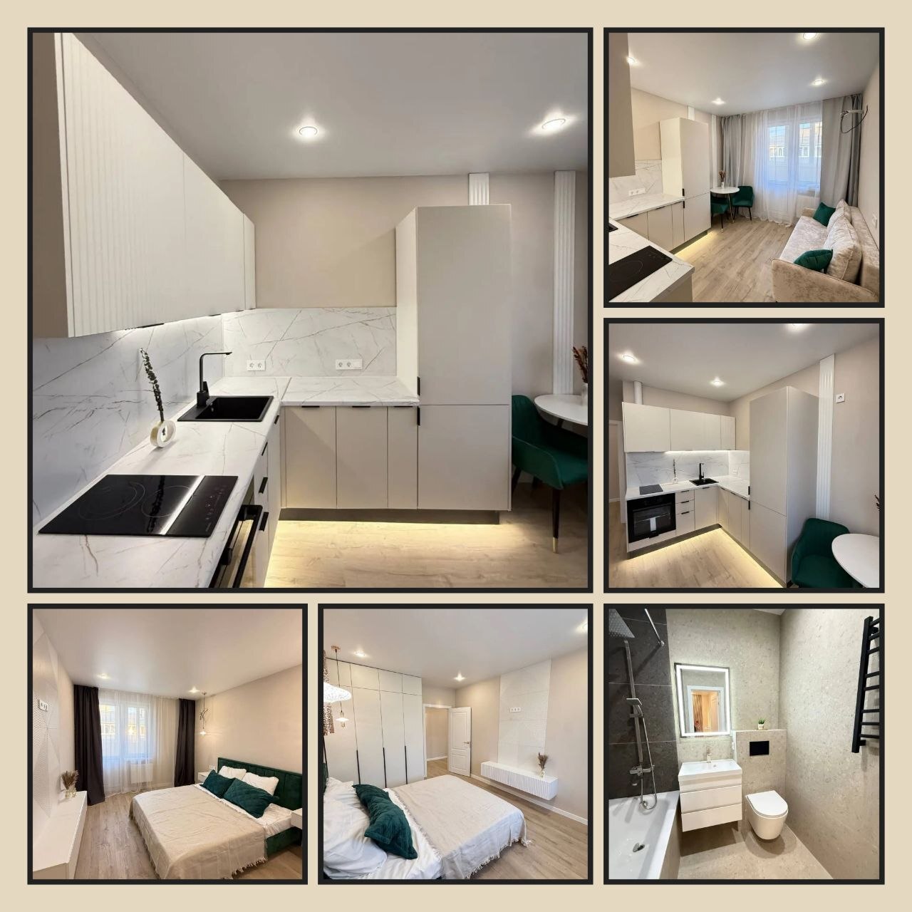 2-комнатная квартира, 37 м², ЖК Краски · П. Краснодарский