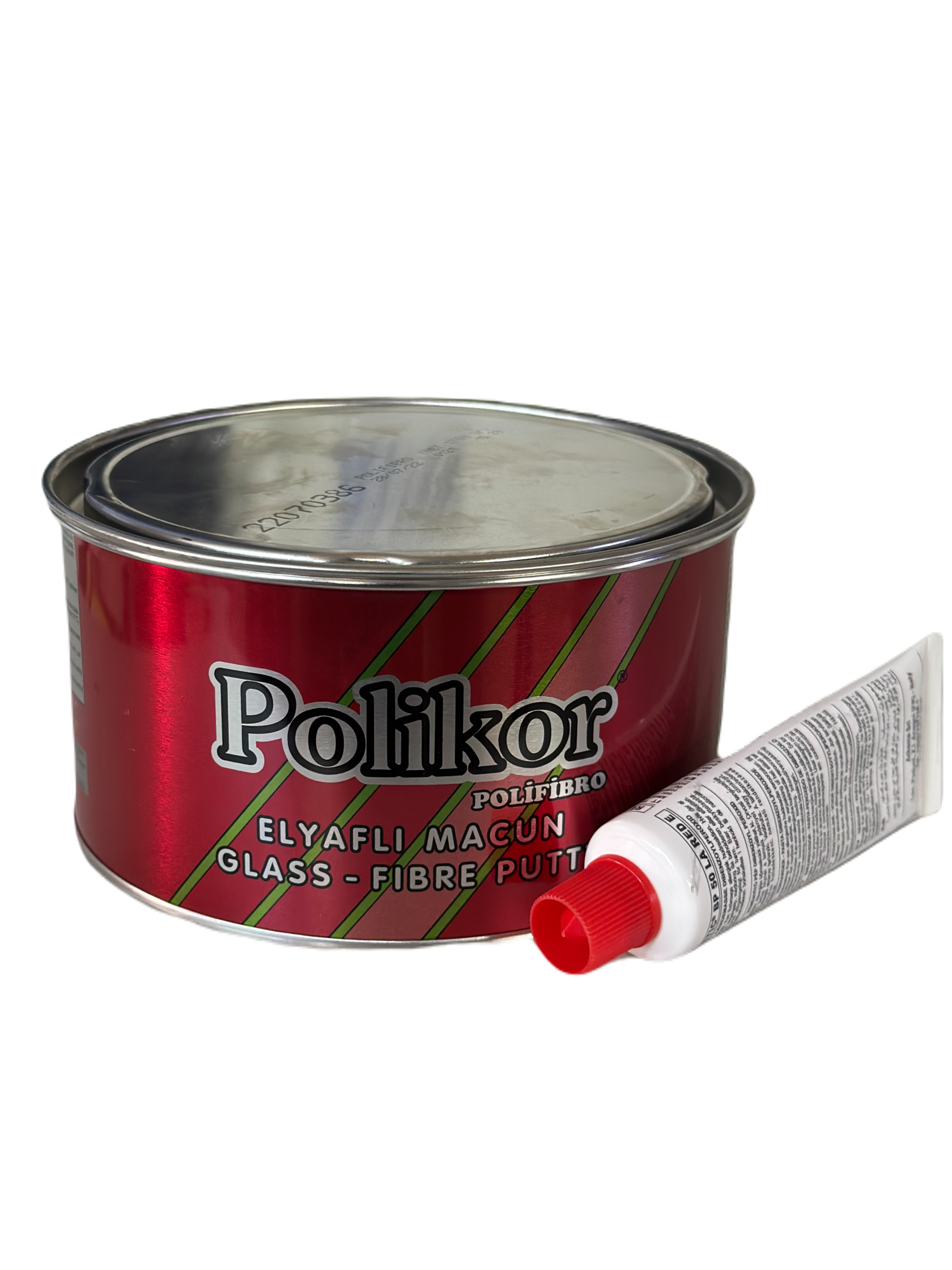Шпатлевка POLICOR GLAS стекловолокнистая 2кг