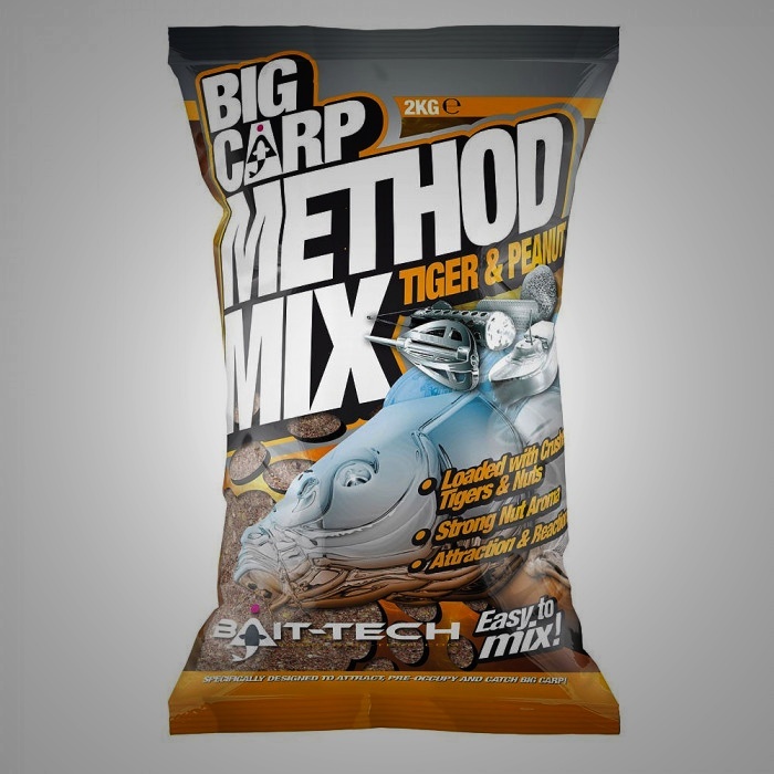 Bait-Tech Big Carp Method Mix: Tiger & Peanut (2kg)