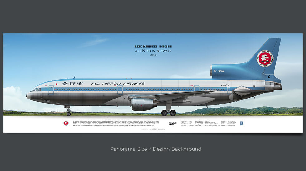 All Nippon Airways Lockheed L-1011 JA8514 | Aviaposter