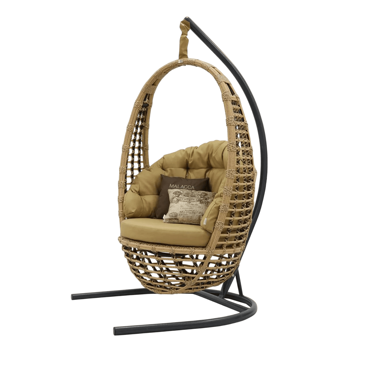 Подвесные кресла коллекции Кастриес из искусственного ротанга, премиальные коконы для лаунж-зон