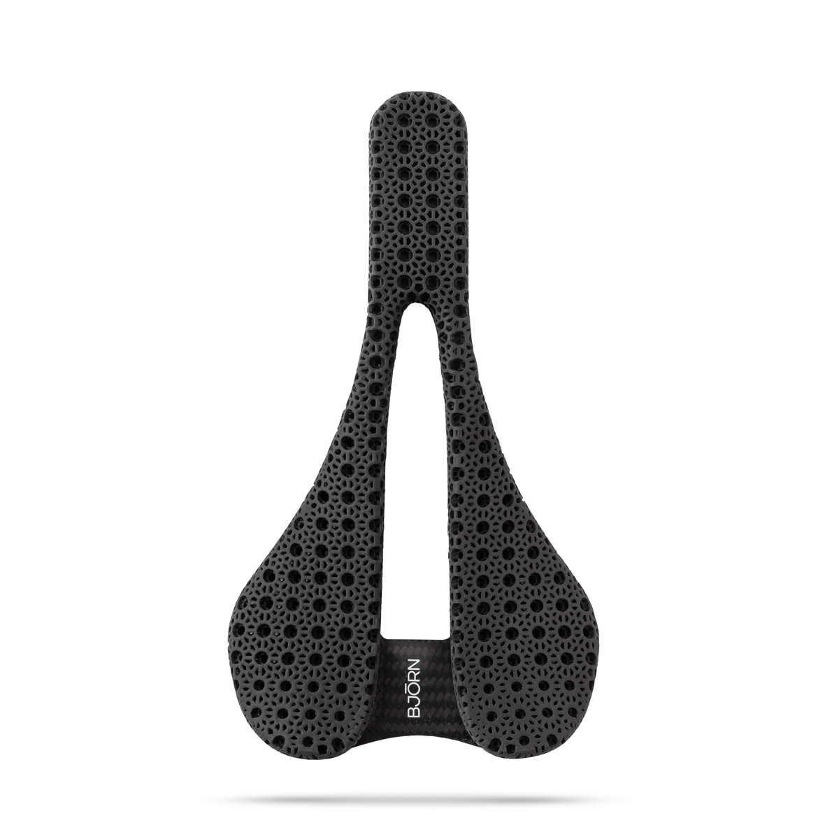 Bjorn Cycles Carbon Bicycle Bike Saddle with 3D Printed Pad Carbon