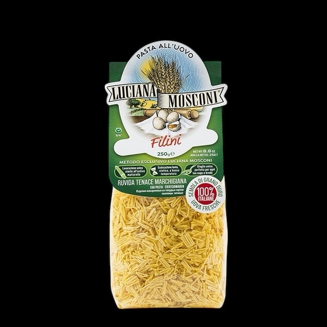 Яичная паста Вермишель 250 г, Filini pasta all'uovo Luciana Mosconi 250 gr