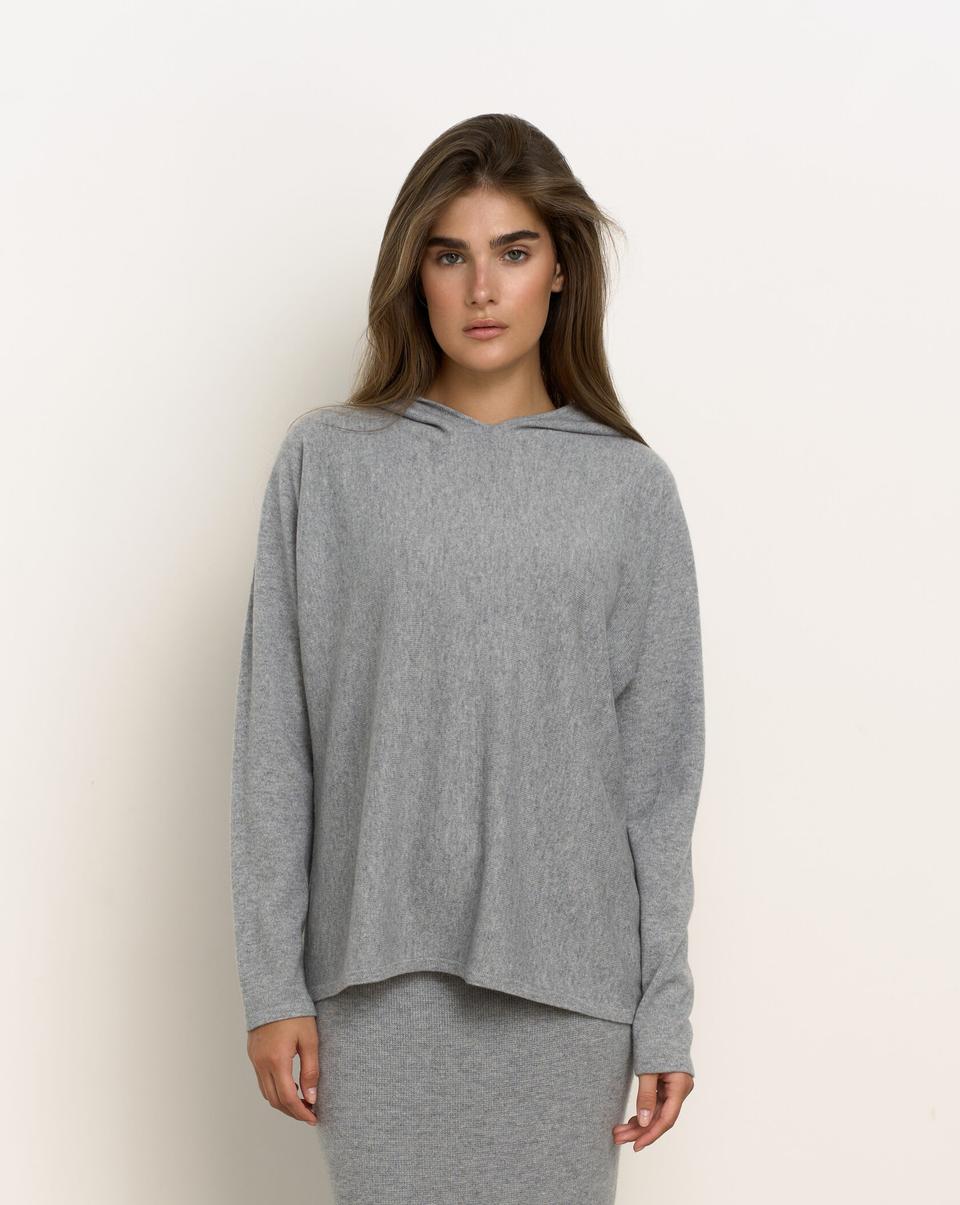 Худи Soft grey из монгольского кашемира