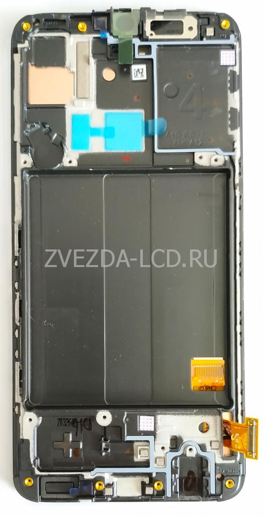 Дисплей с тачскрином Samsung (Самсунг) A40 / A405 (сервисный 100% оригинал) с рамкой
