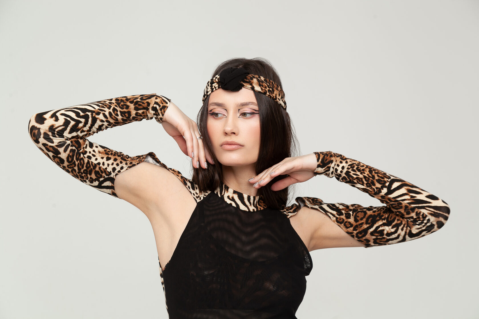 Платье БАЛЕТ леопард - L - Леопард