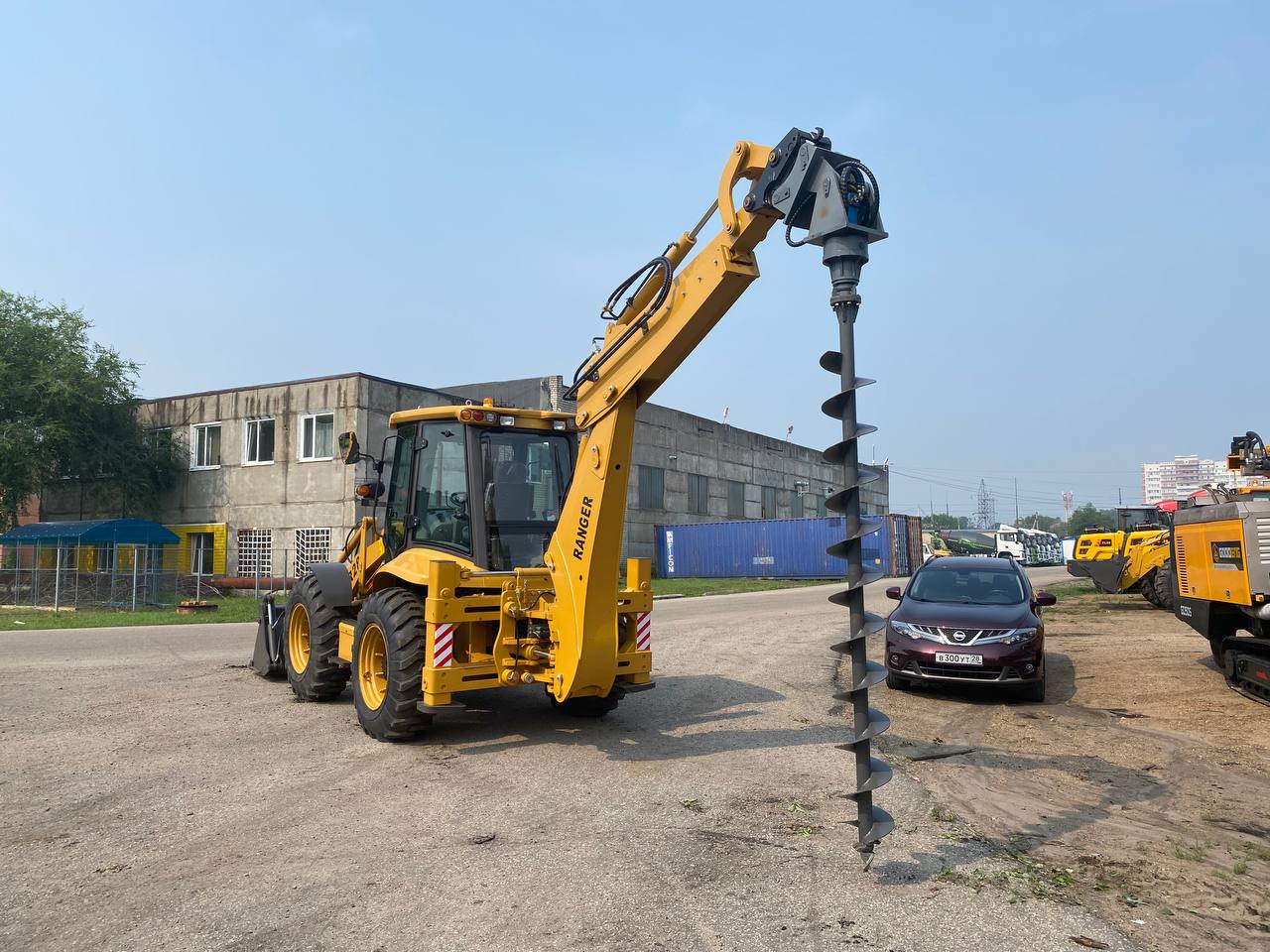 Гидробур для экскаватора погрузчика - купить | Ямобур по низкой цене