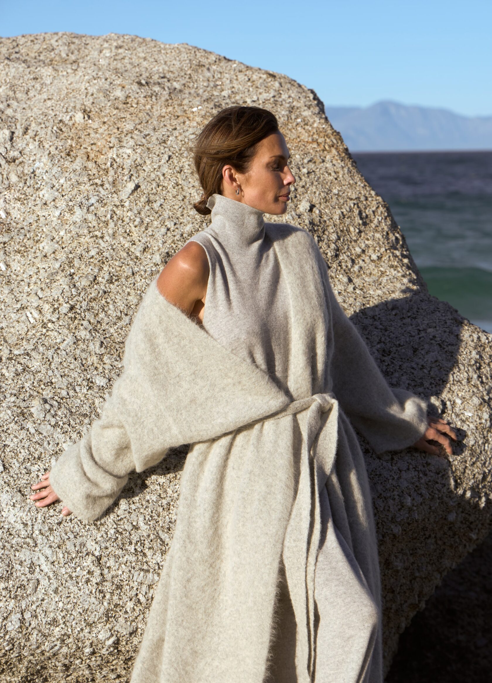 

Пальто Alpaca из шерсти - Серое, Cozy grey;серый