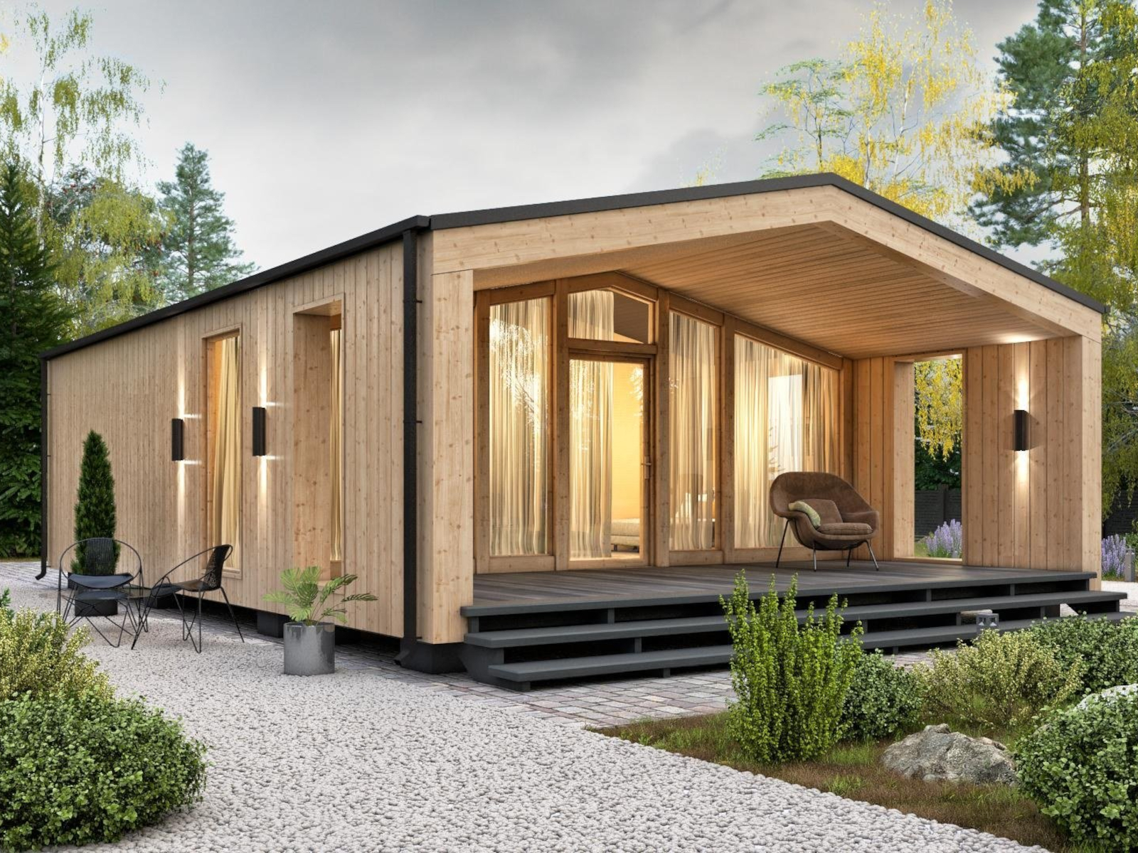 Сборный дом в Динской экстерьер