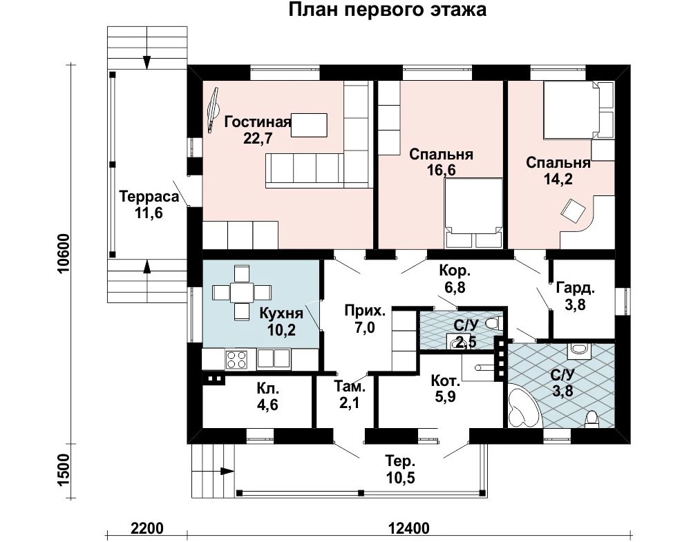 План дома 110 кв м