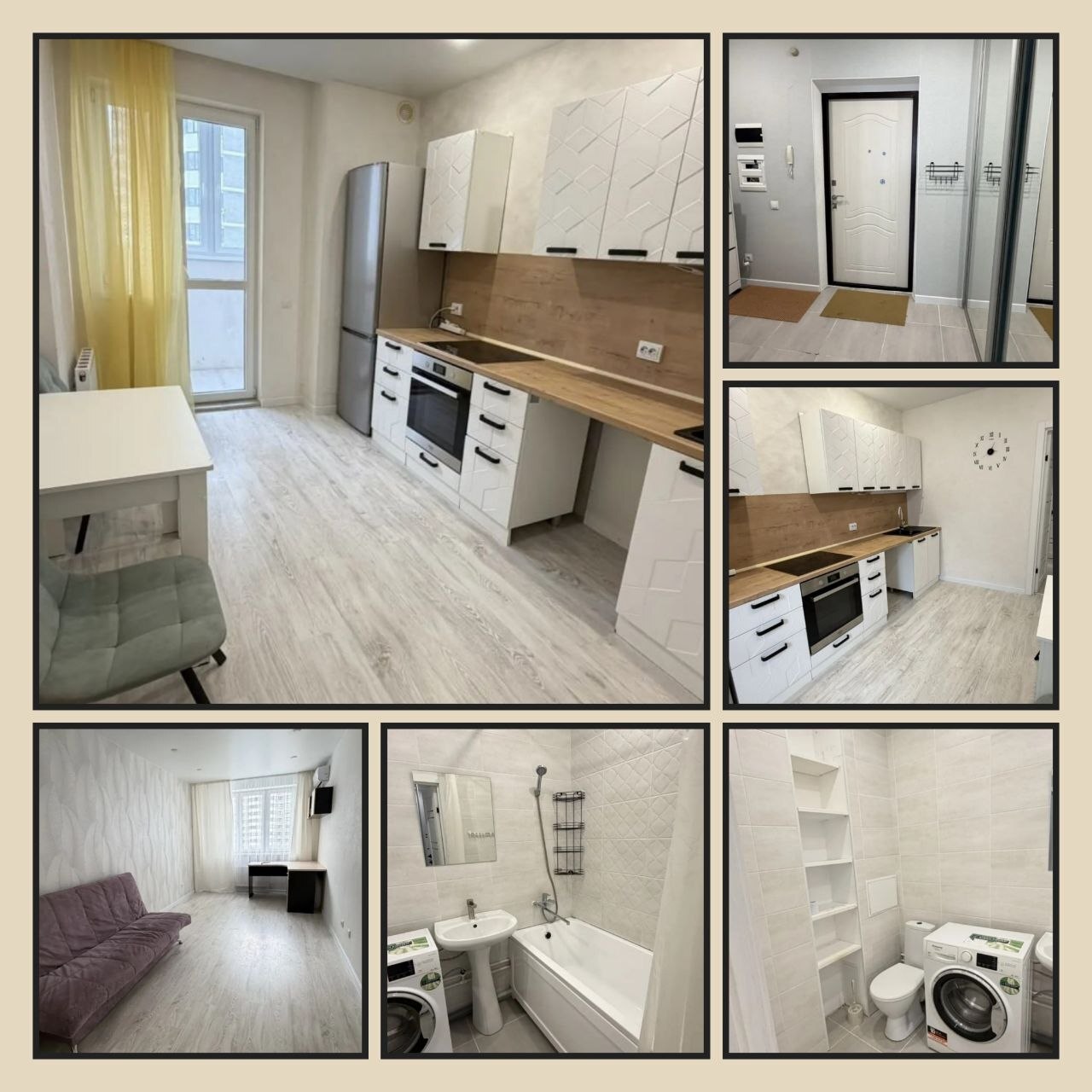 1-комнатная квартира, 42 м², ЖК Дружный · П. Краснодарский