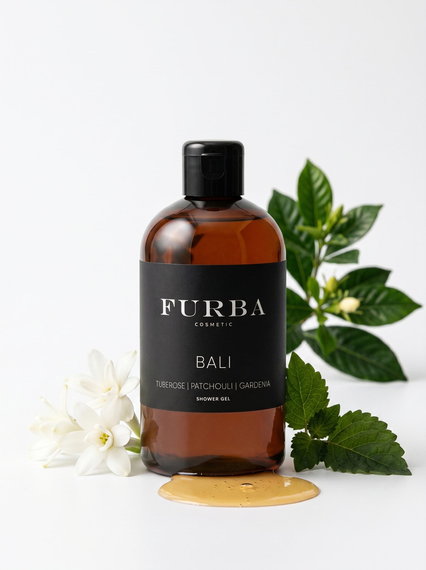 Парфюмированный гель для душа Furba Bali c цветочными акцентами и нотами кокоса и ванили, 300 мл