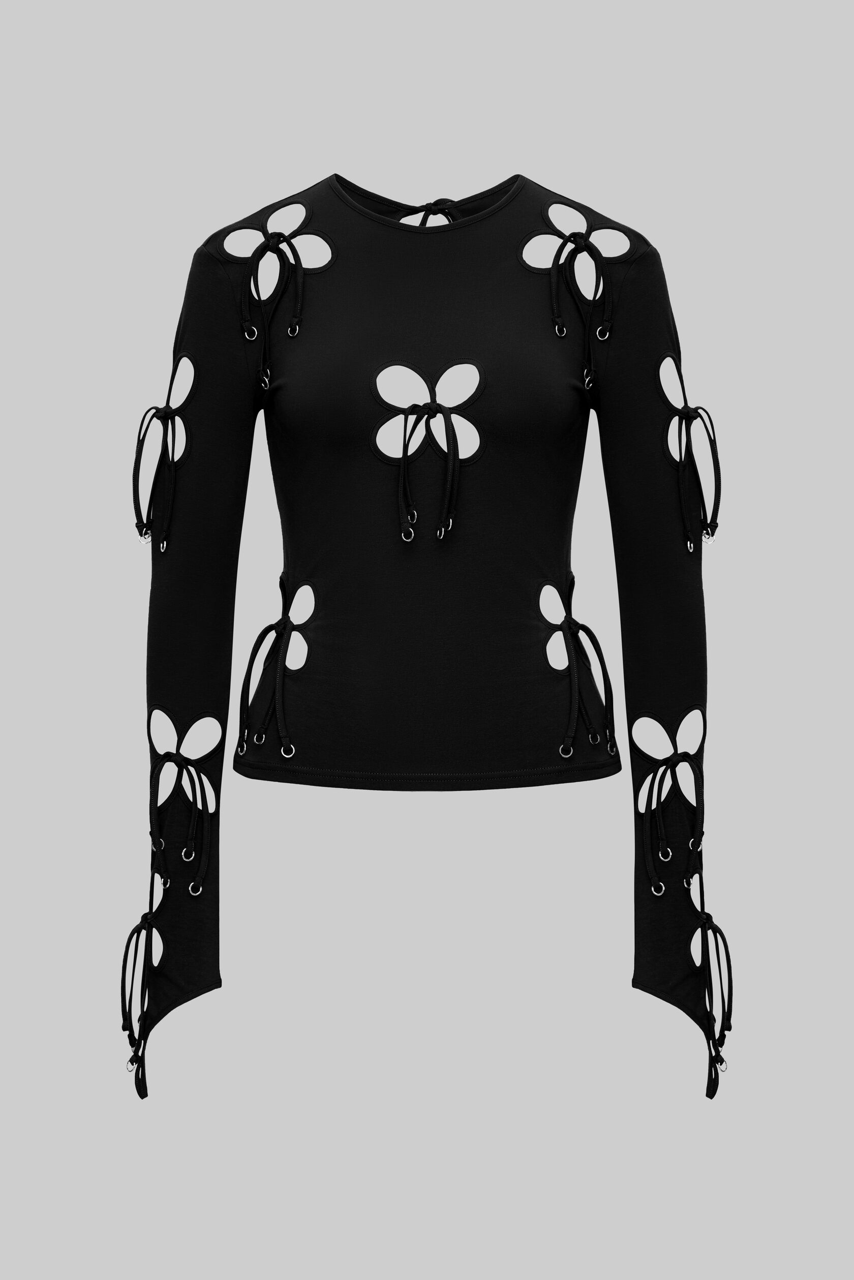 LONG SLEEVE WITH METALLIC RINGS