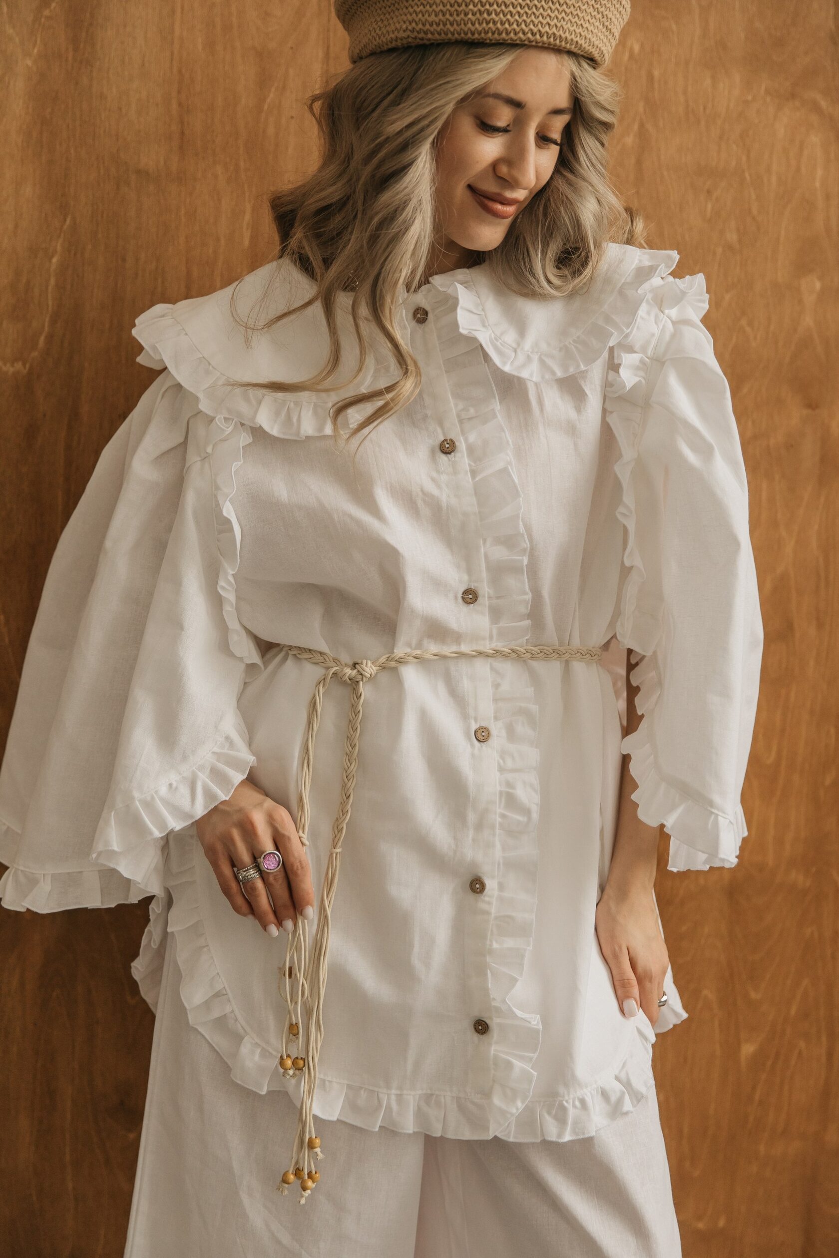 Блуза «Белоснежная пташка»