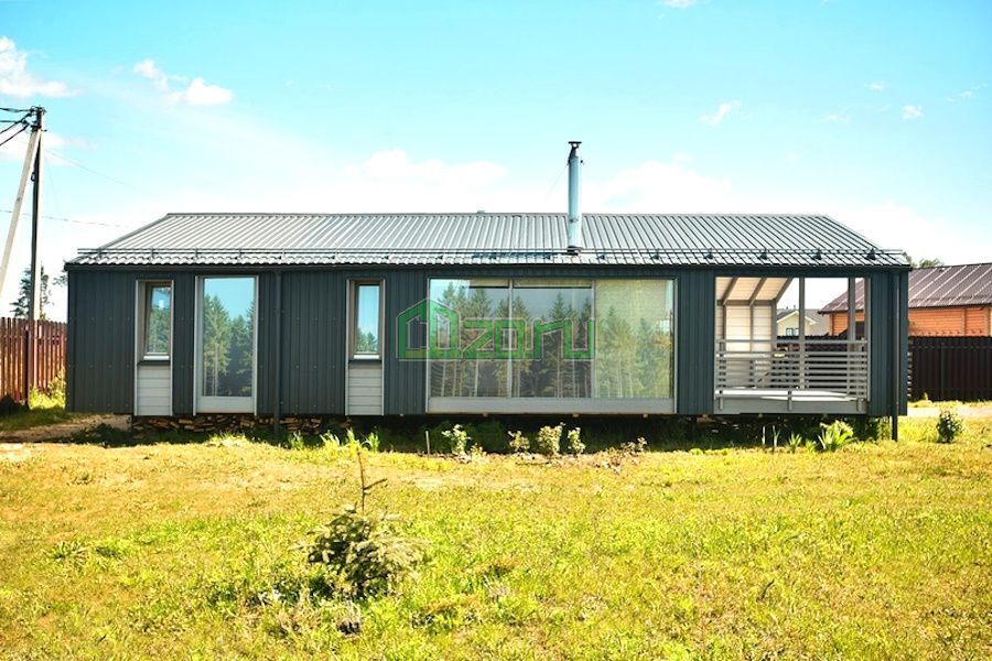 Приморско-Ахтарске модульный дом веранда