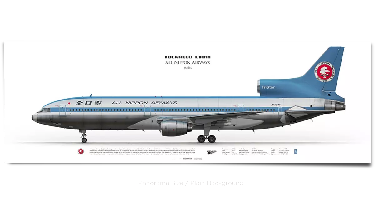 All Nippon Airways Lockheed L-1011 JA8514 | Aviaposter