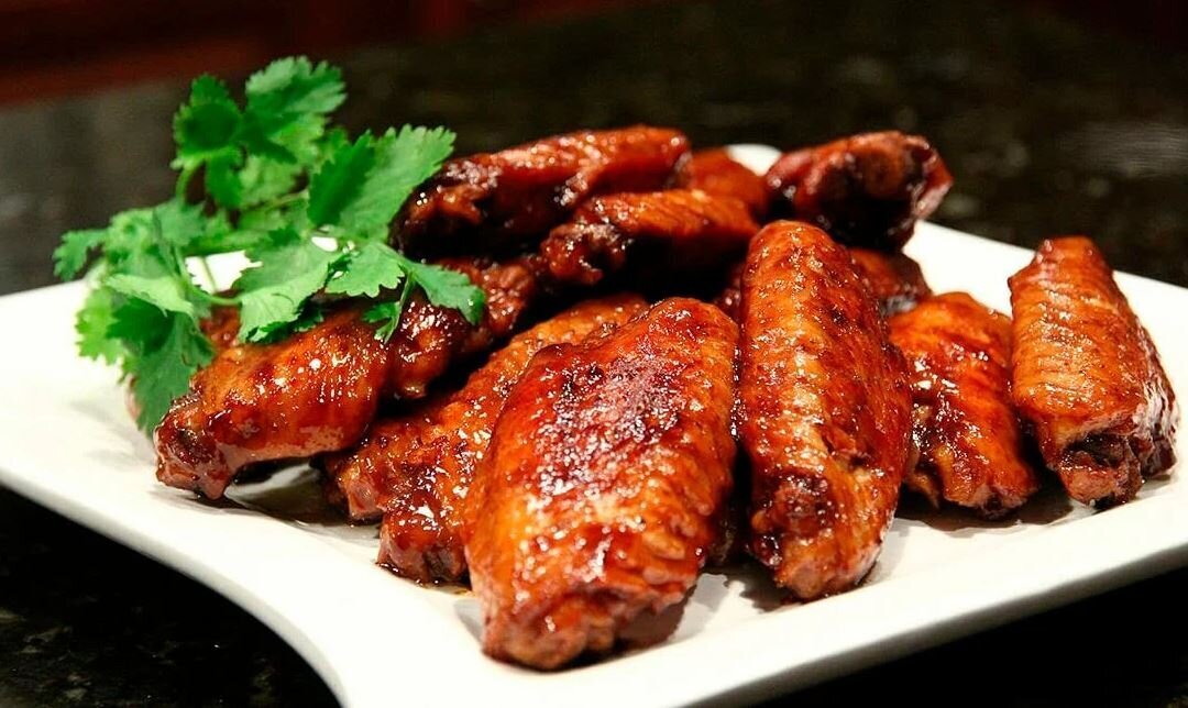 Куриные крылышки в соусе BBQ