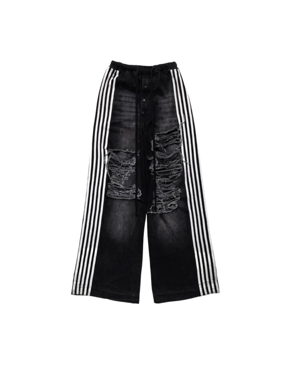 ねこさんYorisport 5 stripe denim Black YORI Sport 5-Stripe Denim (Black/White) — купить оригинал онлайн