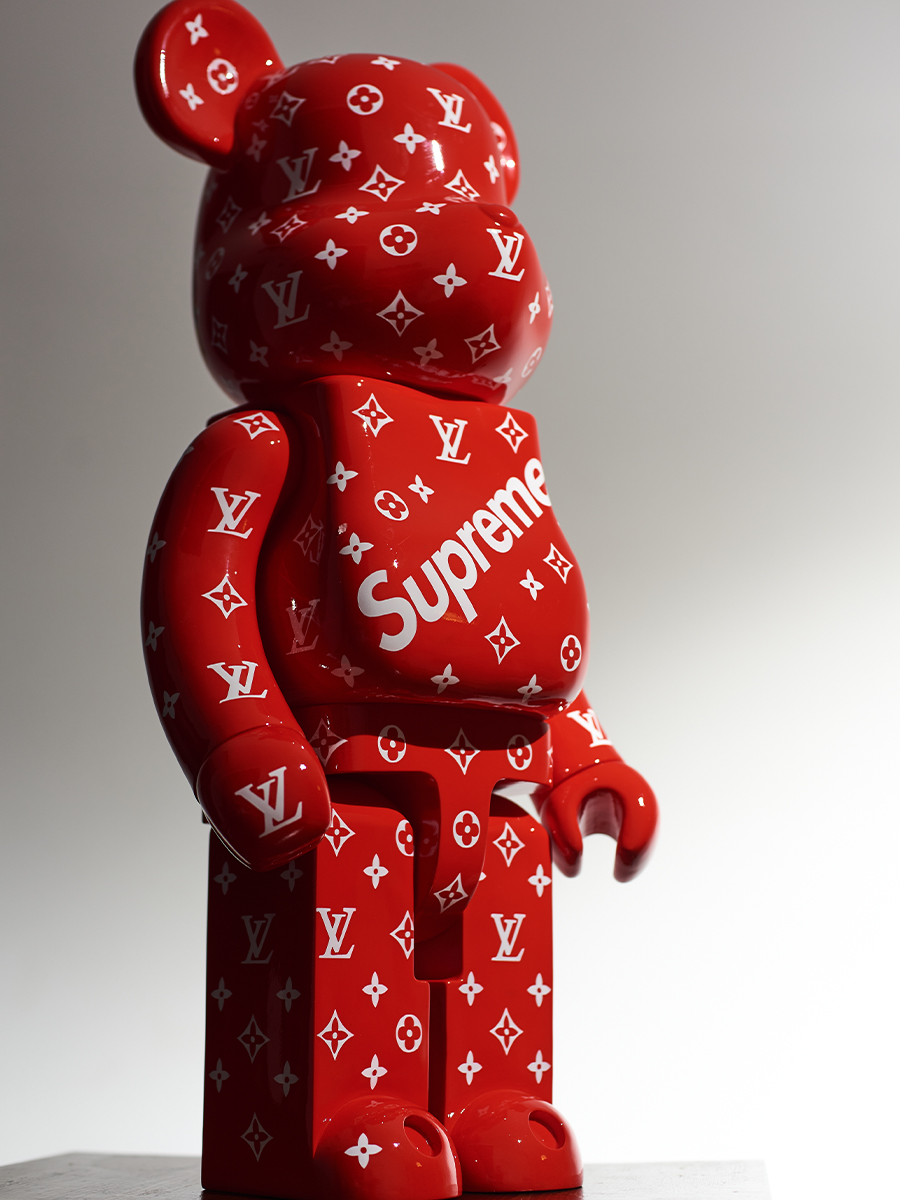 Bearbrick Supreme x LV 1000% (70 см) - Япония Bearbrick Supreme x LV 1000% (70 см) - Япония