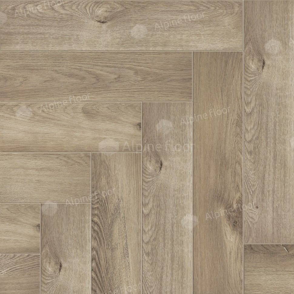 Кварц-винил Alpine Floor SPC ламинат PARQUET LIGHT ДУБ НАТУРАЛЬНЫЙ ОТБЕЛЕННЫЙ ЕСО 13-5 CL