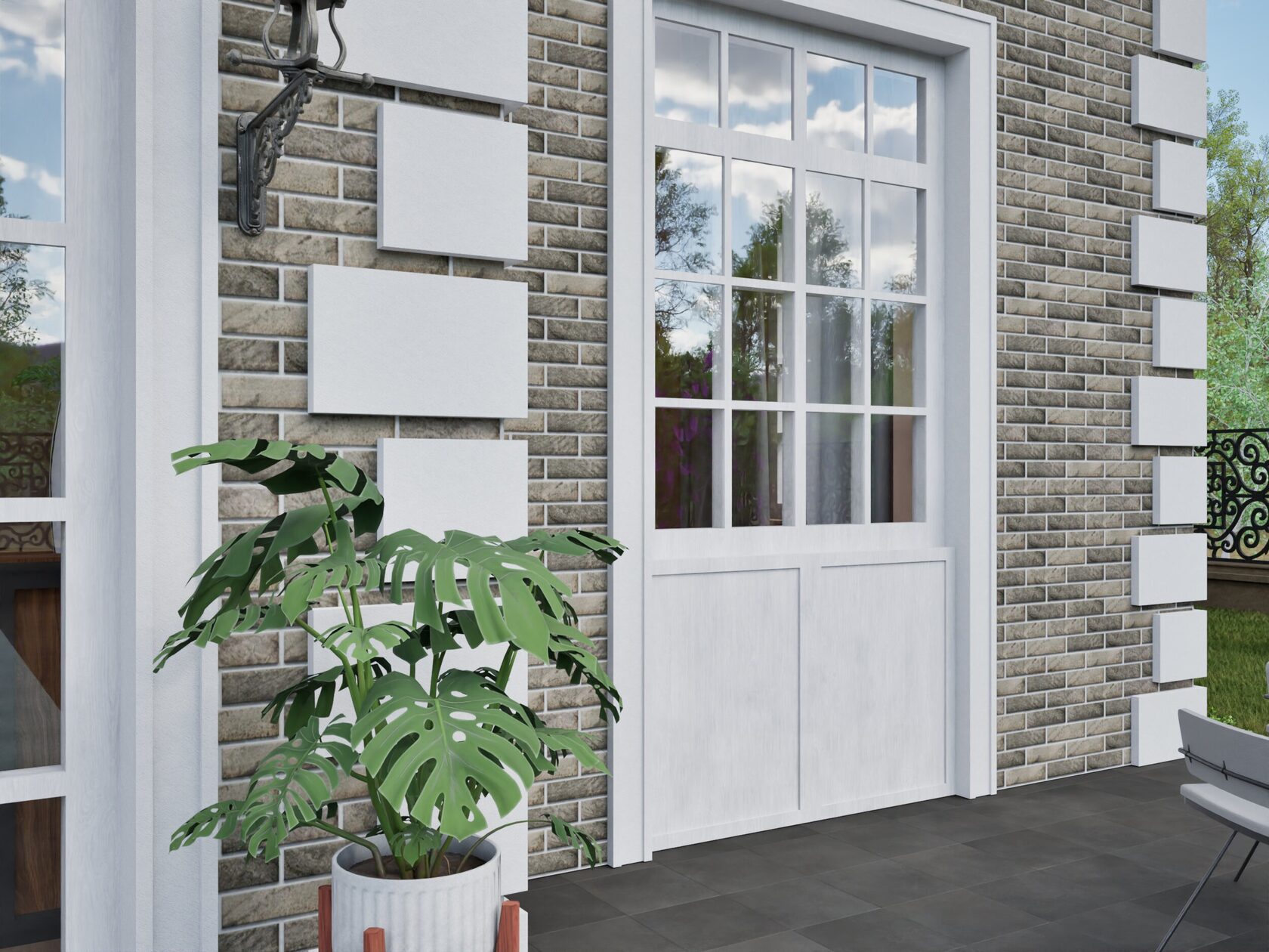 Термопанель Paradyz Mattone Pietra Grafit Elewacja — фото 8