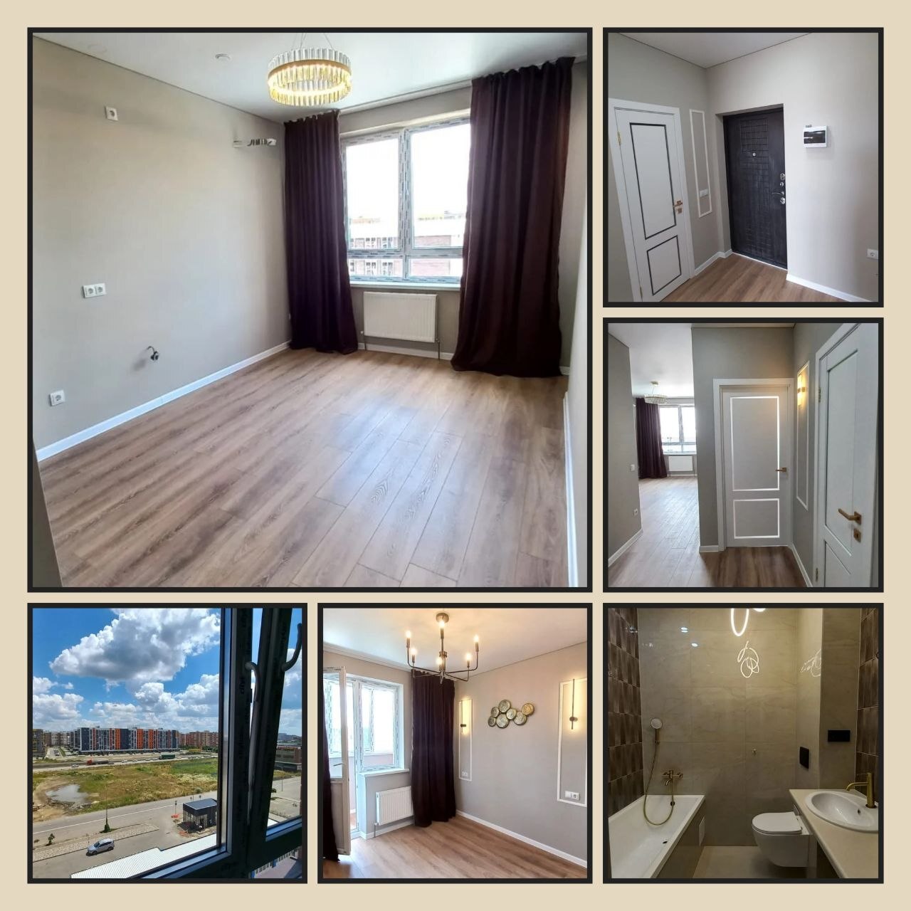 2-комнатная квартира, 34 м², ЖК Самолет 2 · Западный Обход