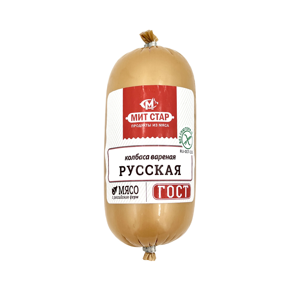 Колбаса Русская» ГОСТ п/а 400 гр